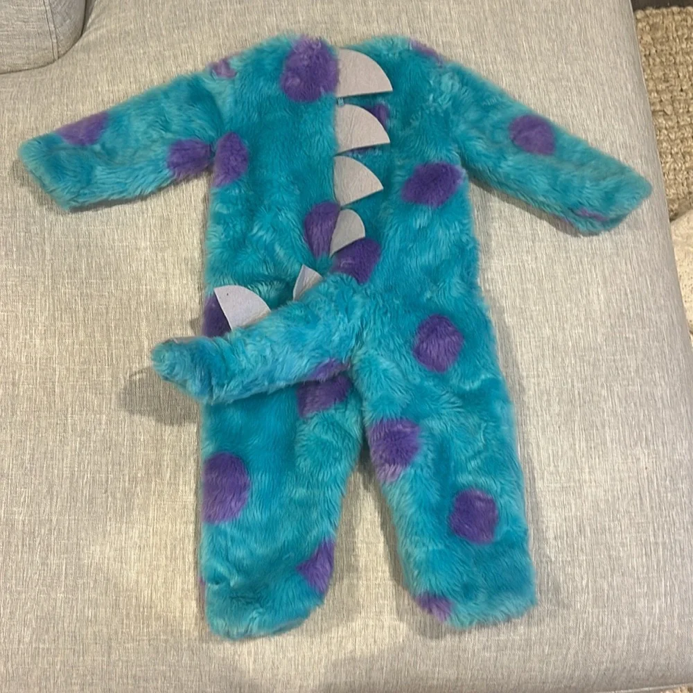 Pottery Barn Kids Teal & Purple Monster Faux Fur Costume Set